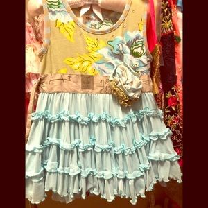 Mustard pie 3T top/dress